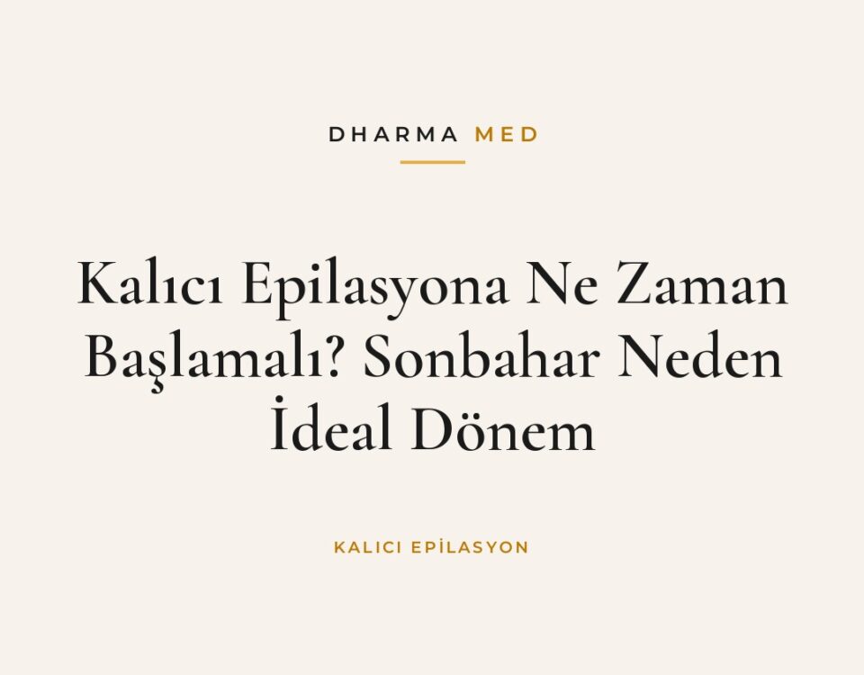Lazer epilasyon seanslarını sonbahardan itibaren planlamak için takvim